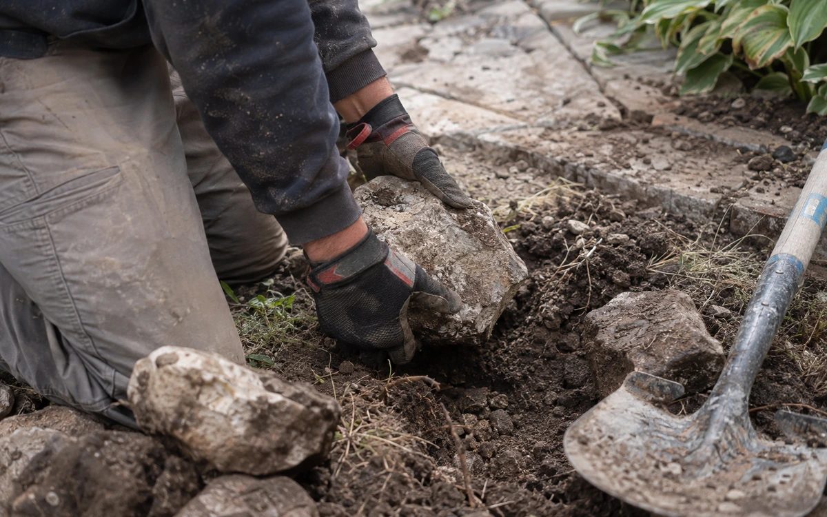 Rock removal contractor